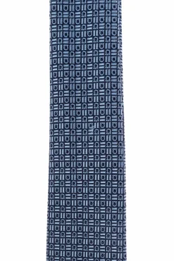 FERRAGAMO NAVY BLUE Silk tie