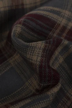 FERRAGAMO NAVY BLUE Wool scarf