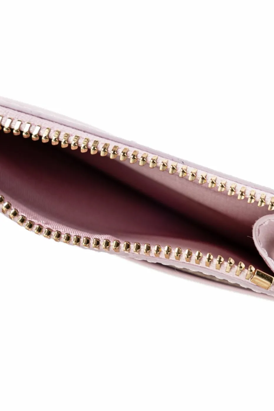 FERRAGAMO PINK Card case with keychain
