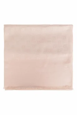FERRAGAMO PINK Scarf with monogram