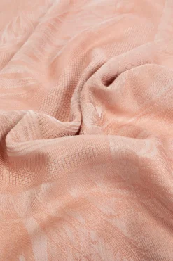 FERRAGAMO PINK Scarf with a decorative pattern