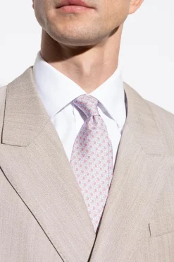 FERRAGAMO PINK Silk tie