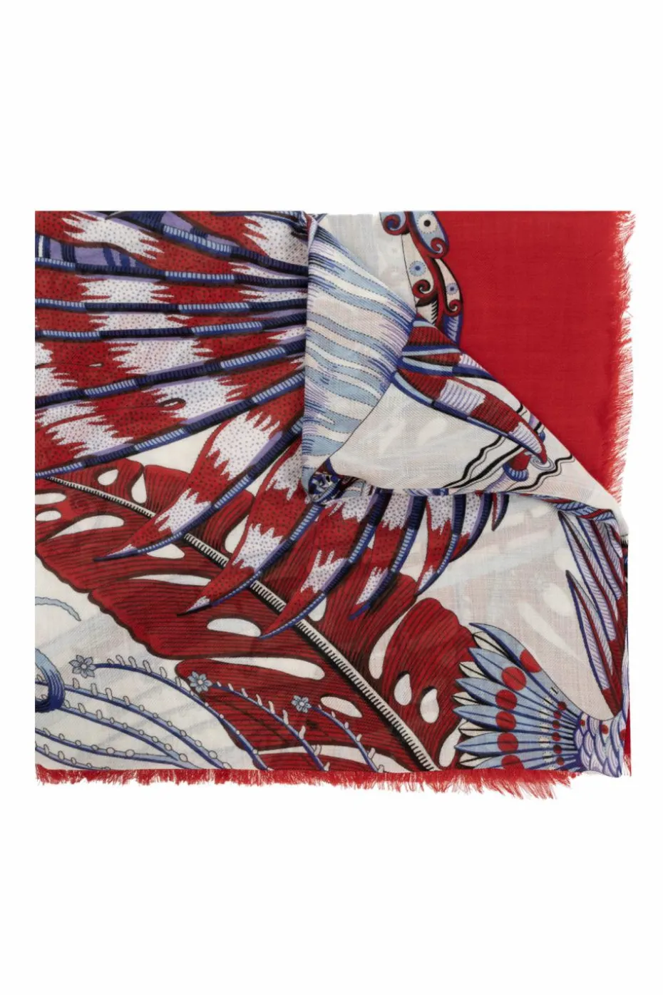 FERRAGAMO RED Cashmere scarf