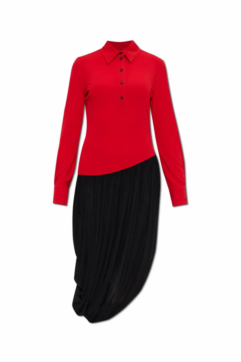 FERRAGAMO RED Dress with a side slit