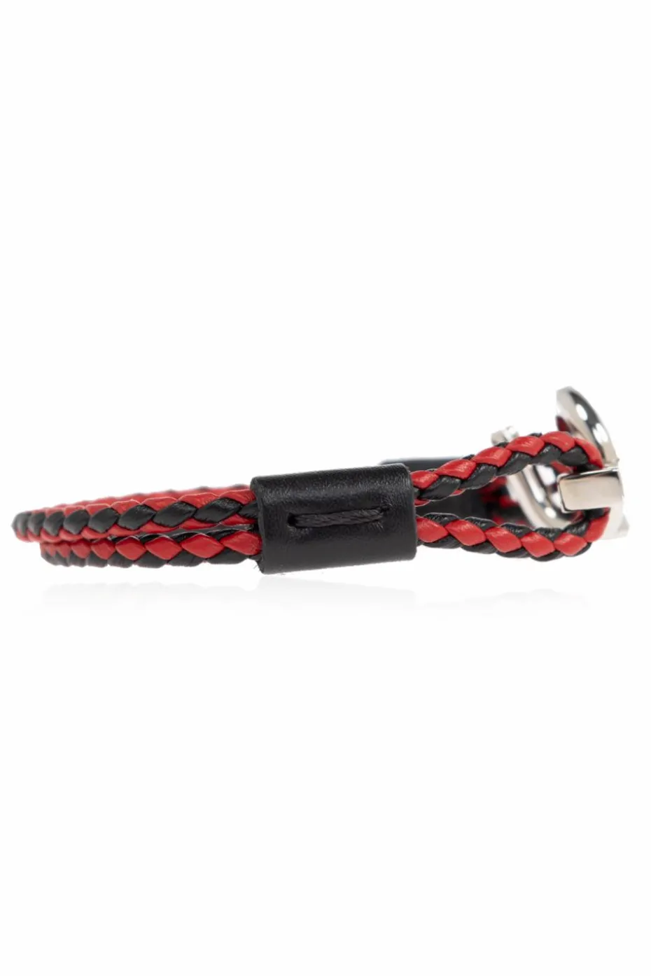 FERRAGAMO RED Leather bracelet