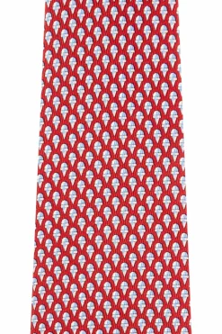 FERRAGAMO RED Silk tie