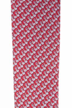 FERRAGAMO RED Silk tie