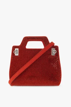 FERRAGAMO RED āWanda Miniā shoulder bag