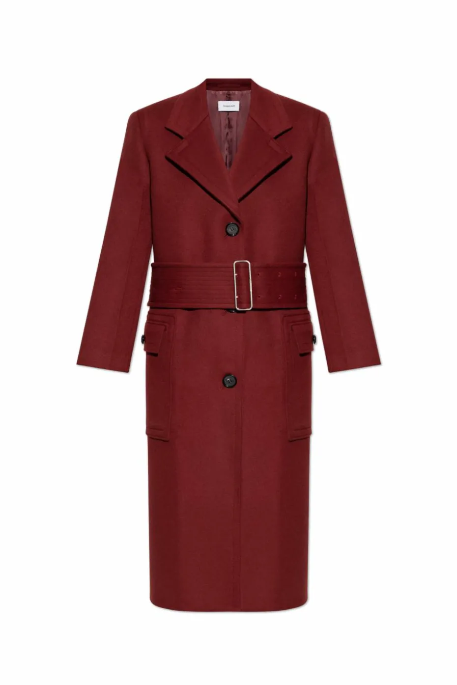 FERRAGAMO RED Wool coat