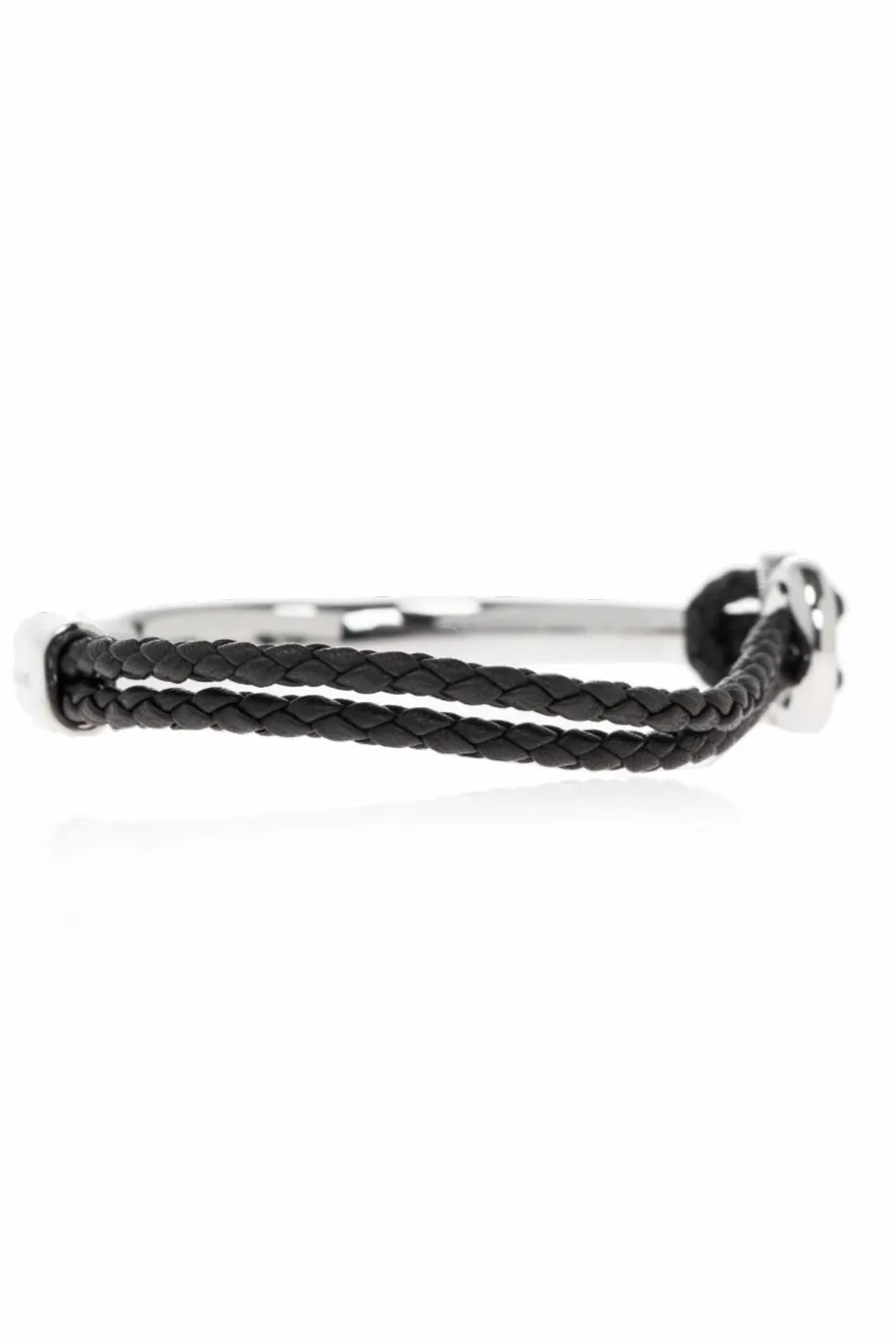 FERRAGAMO SILVER Bracelet with engraved logo