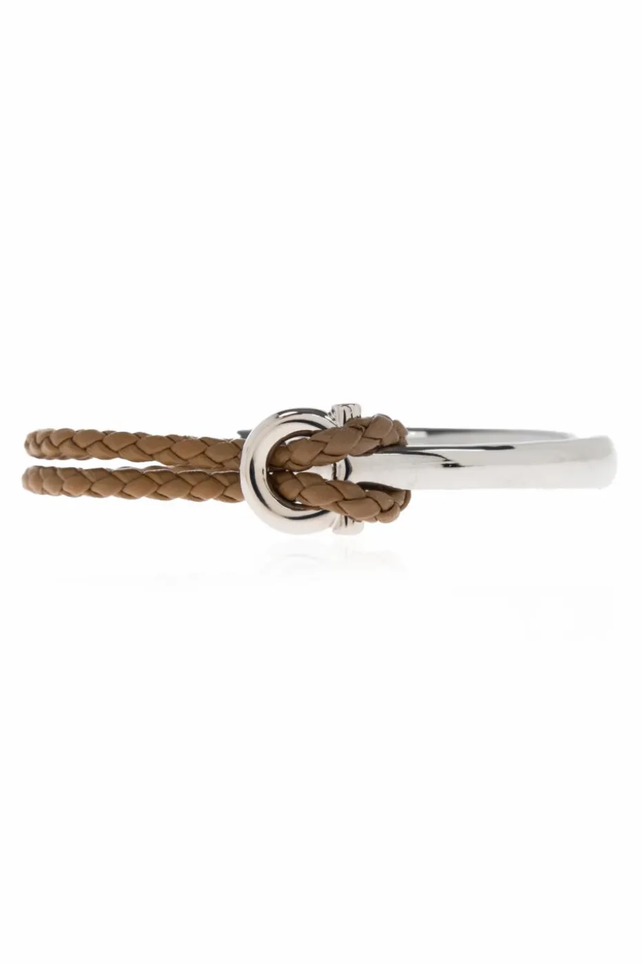 FERRAGAMO SILVER Bracelet with logo
