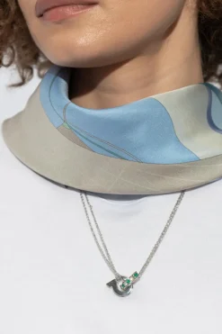 FERRAGAMO SILVER Brass Necklace