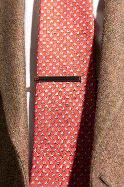 FERRAGAMO SILVER Tie clip