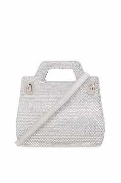 FERRAGAMO SILVER āWanda Miniā shoulder bag