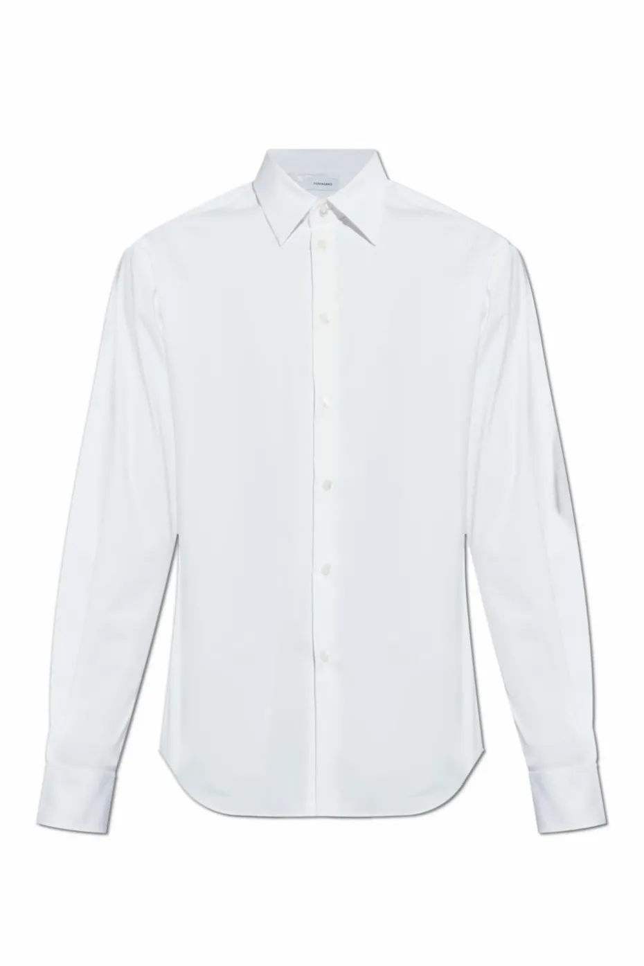 FERRAGAMO WHITE Shirt with embroidery
