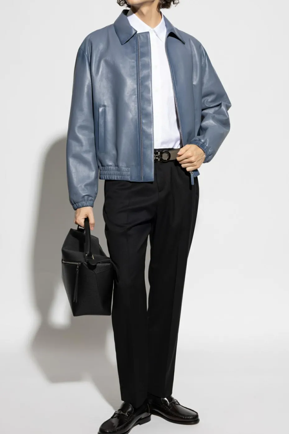 FERRAGAMO WHITE Shirt with logo