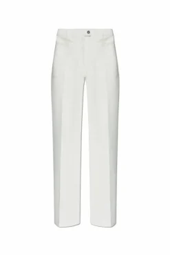 FERRAGAMO WHITE Straight-leg jeans