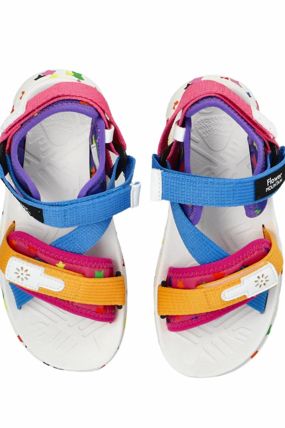 Flower Mountain MULTICOLOUR Sandals with Nazca logo