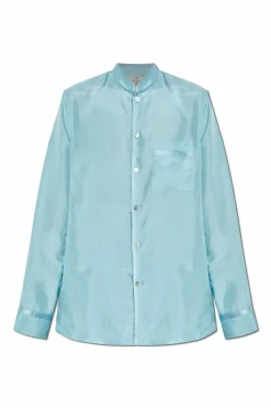 forte_forte BLUE Silk shirt