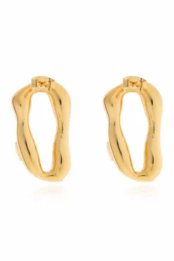 forte_forte GOLD Earrings with application