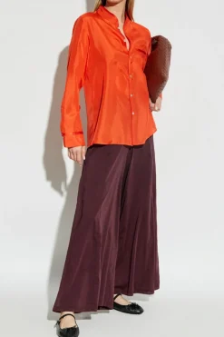 forte_forte ORANGE Silk shirt