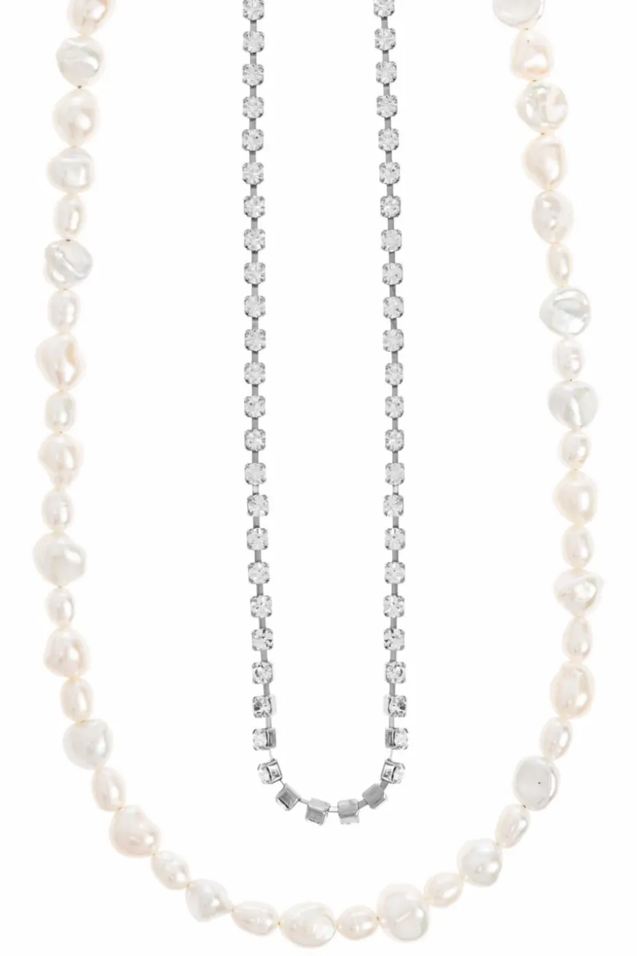 forte_forte WHITE Double necklace
