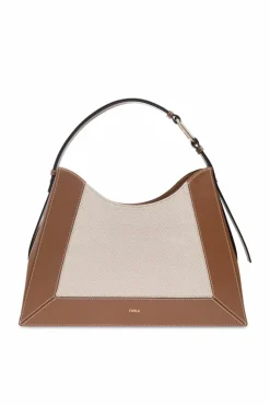 Furla beige Baia Large shopper bag