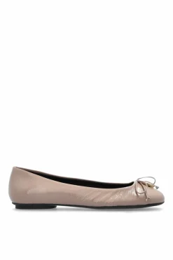 Furla beige Ballerinas with Bow
