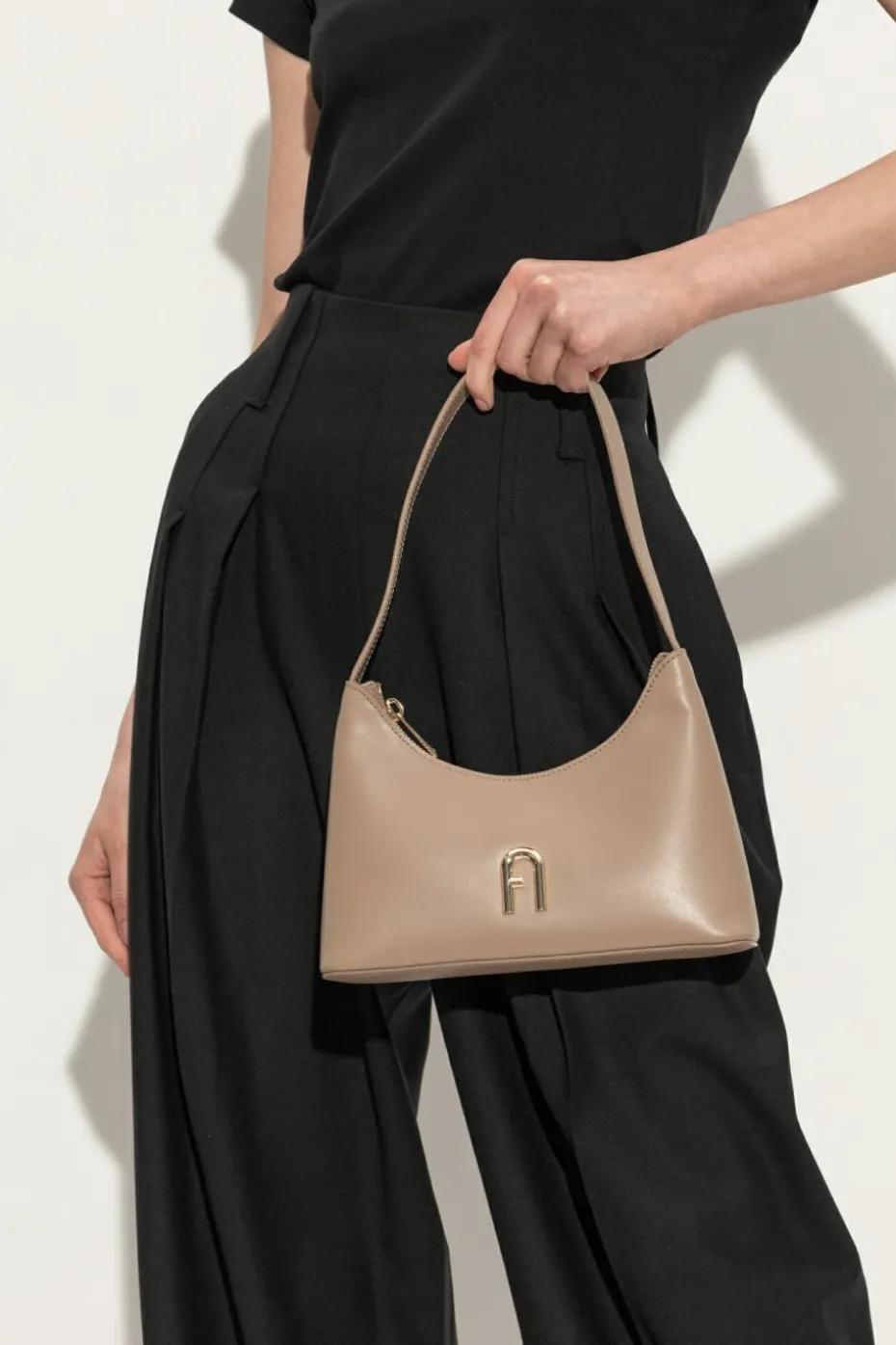 Furla beige Shoulder bag "Diamante Mini"