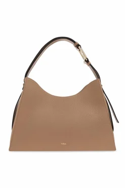 Furla beige Shoulder bag `Nuvola Large`