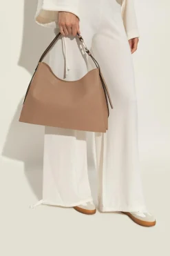 Furla beige Shoulder bag `Nuvola Large`