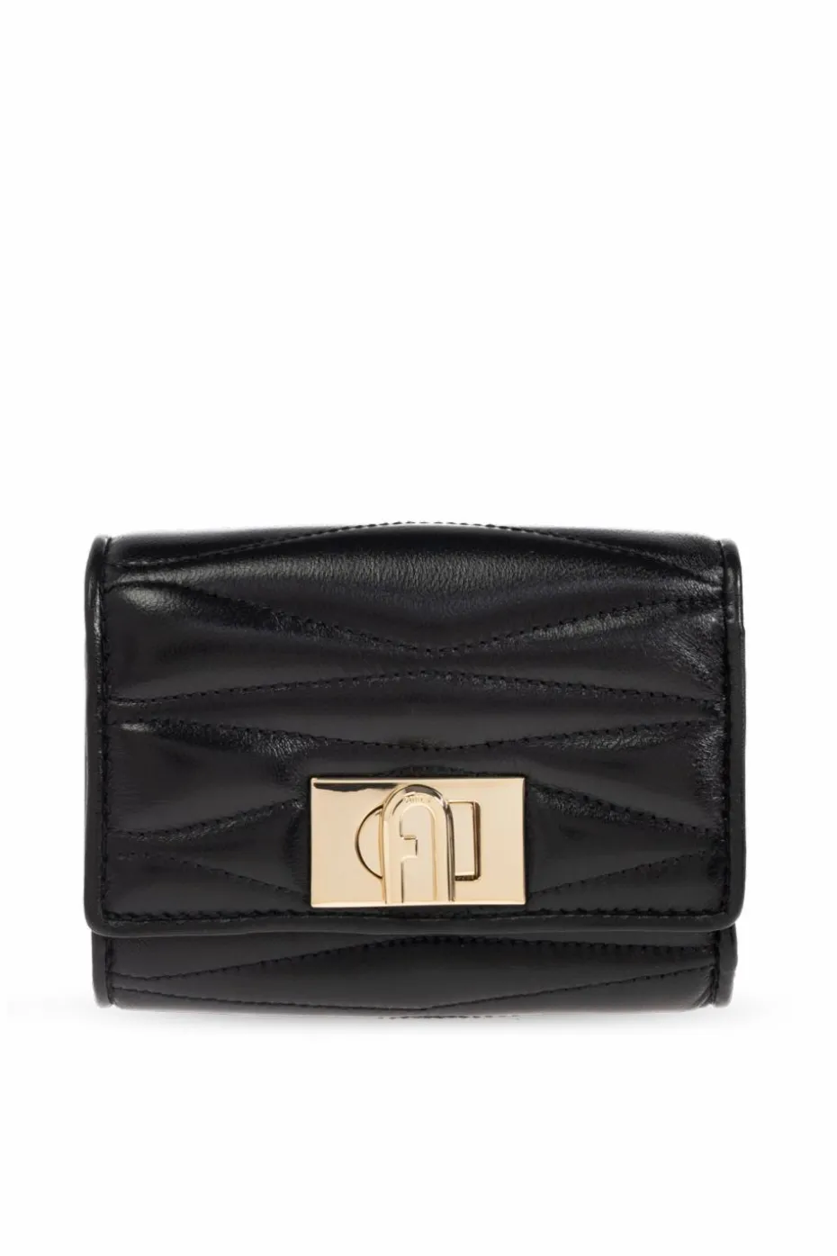 Furla BLACK "1927 M Compact" wallet