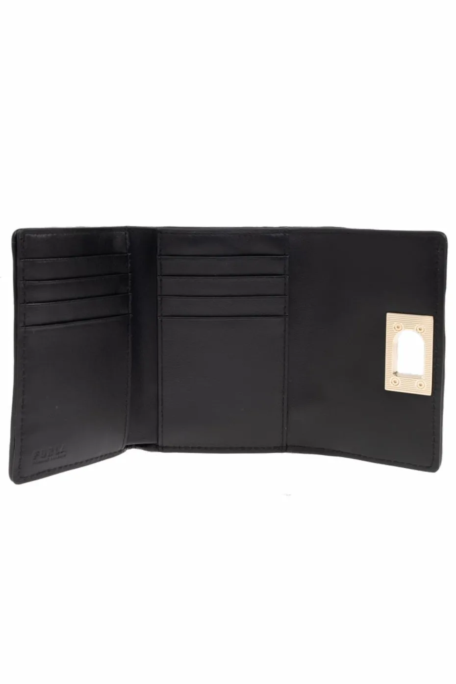 Furla BLACK "1927 M Compact" wallet