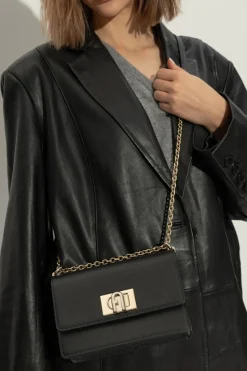 Furla BLACK ‘Are’ shoulder bag