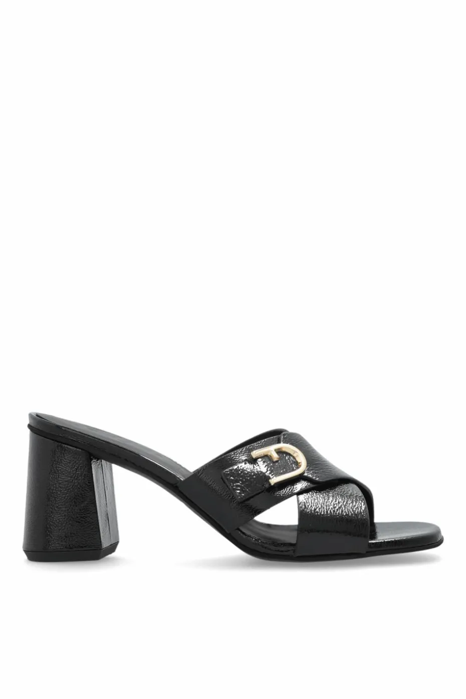 Furla BLACK Chic heeled mules
