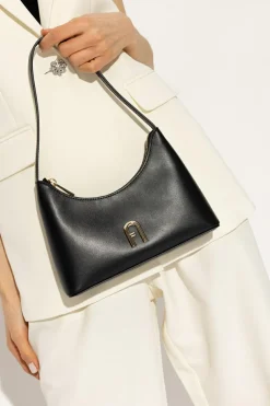 Furla BLACK ‘Diamante Mini’ hobo shoulder bag
