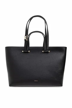Furla BLACK "Duetto Large" shopper bag