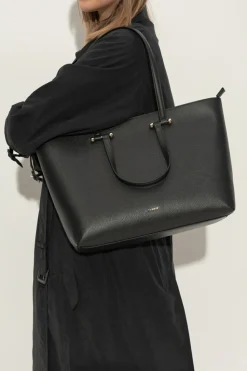 Furla BLACK "Duetto Large" shopper bag