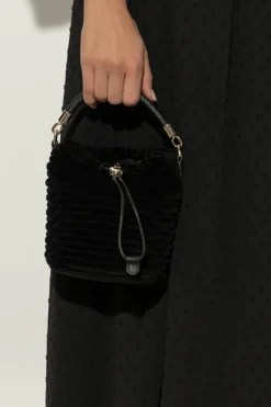 Furla BLACK Mionido Mini bucket bag