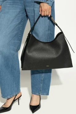 Furla BLACK Shoulder bag `Nuvola Large`