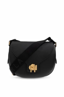 Furla BLACK Shoulder bag `Lotus Small`