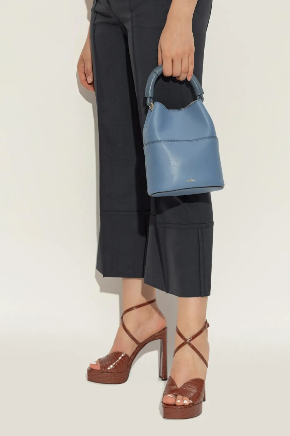Furla BLUE Handbag "Sfera Mini"