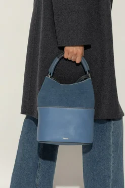 Furla BLUE Handbag "Sfera Small"