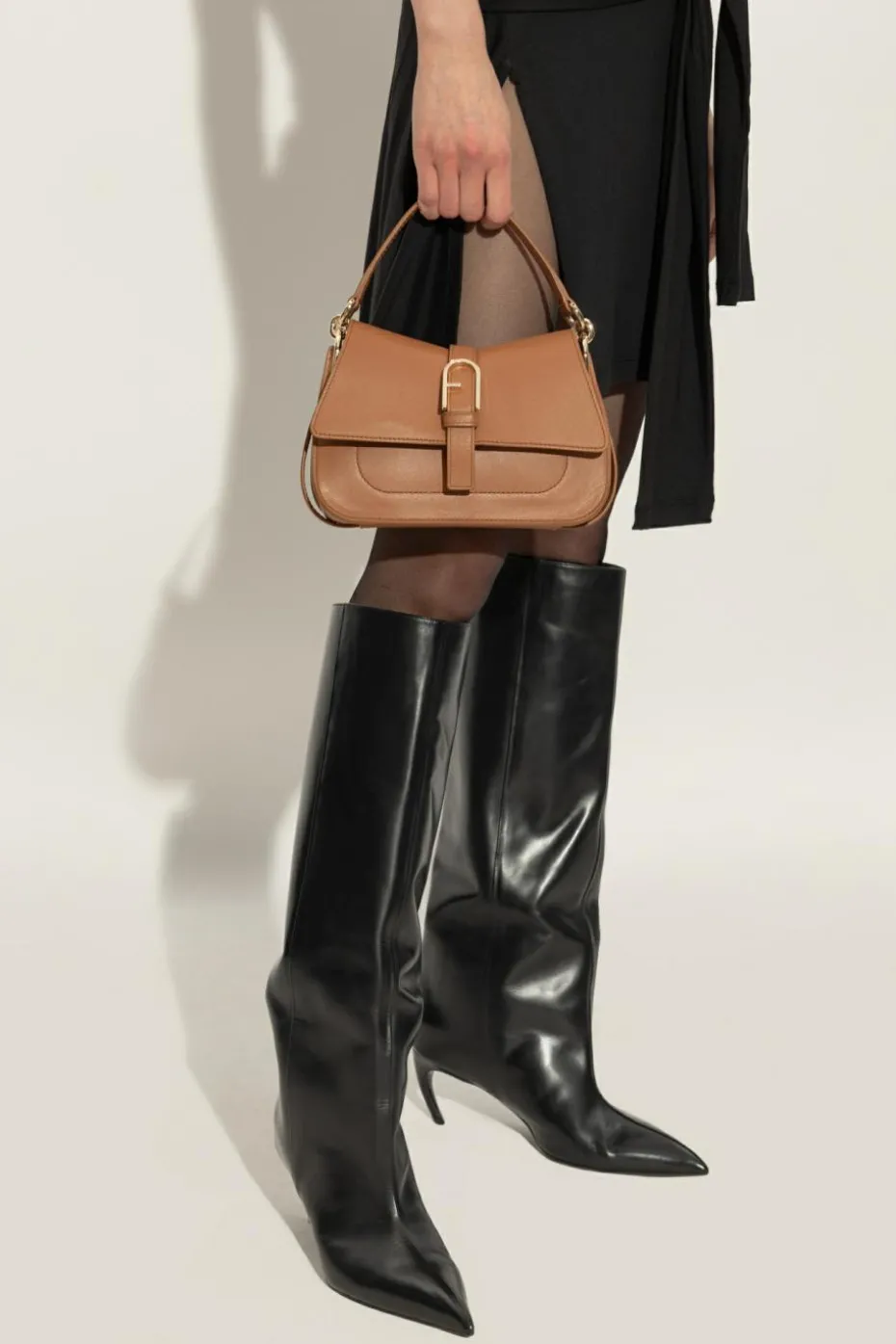 Furla BROWN Handbag "Flow Mini"