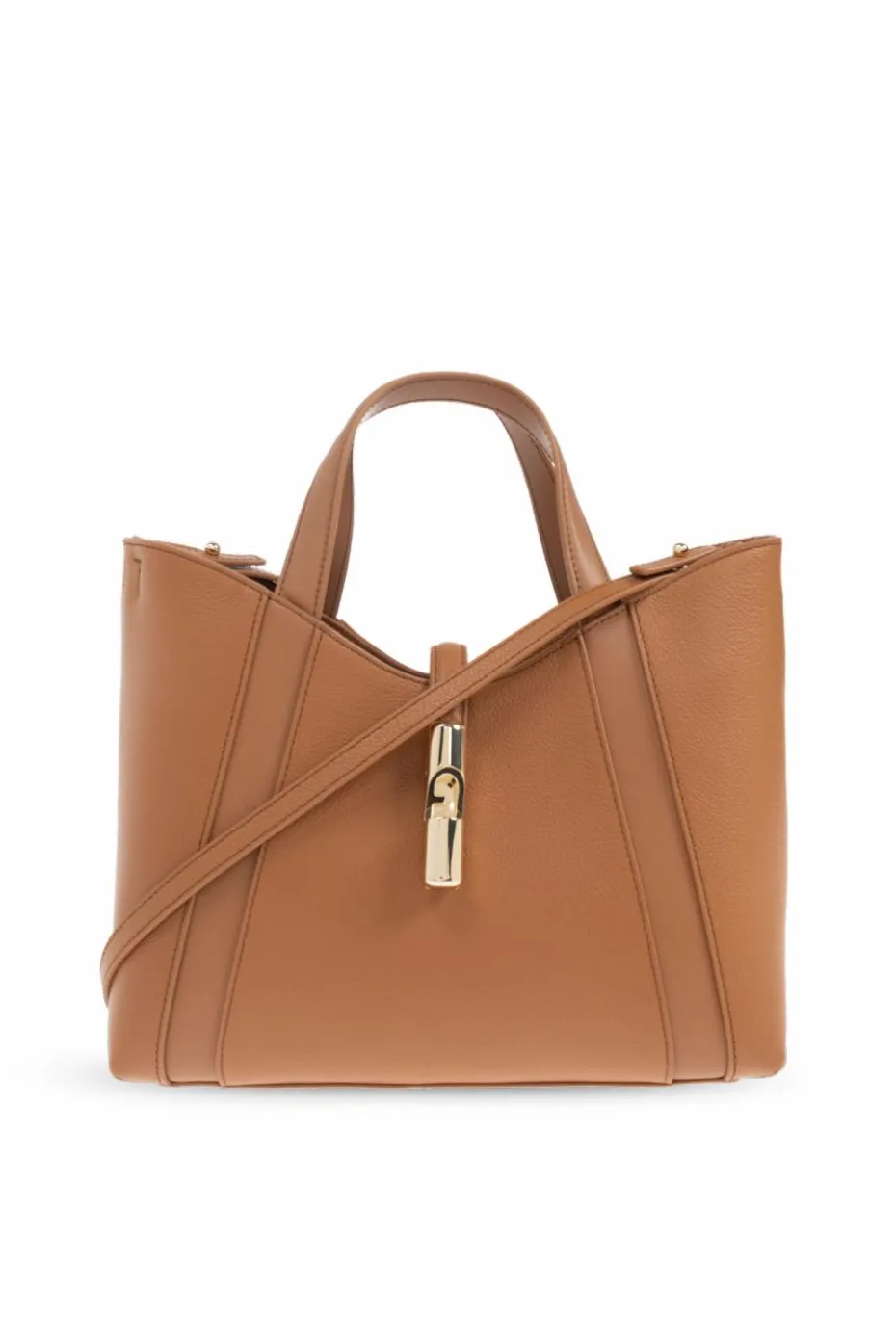 Furla BROWN Handbag `Goccia Small`