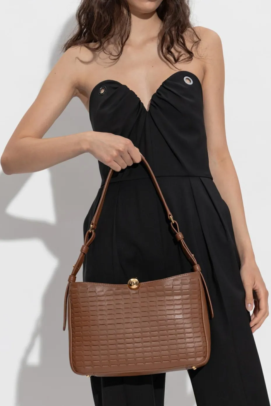 Furla BROWN Shoulder bag "Sfera Soft Medium"