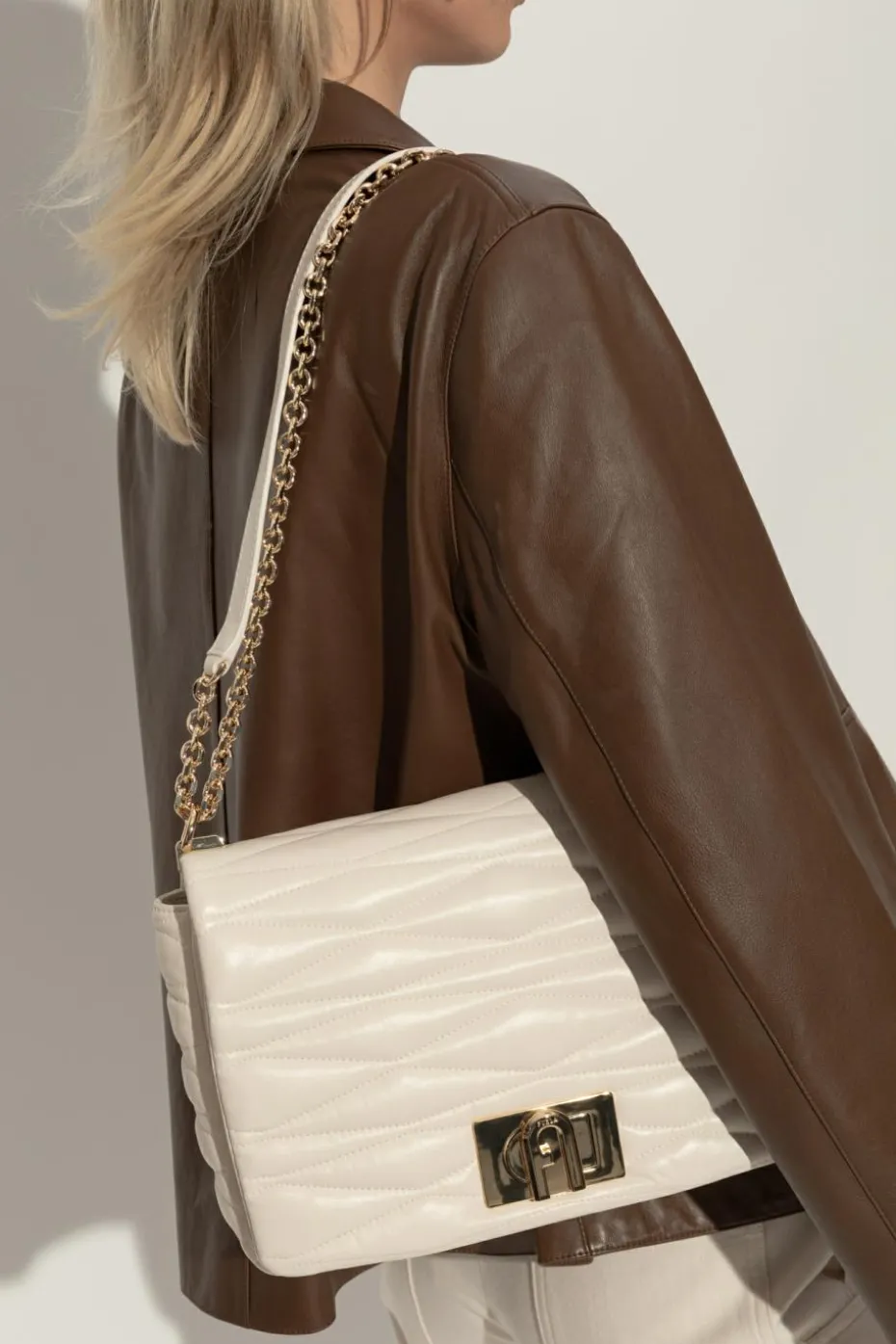 Furla cream Shoulder bag 1927 Medium