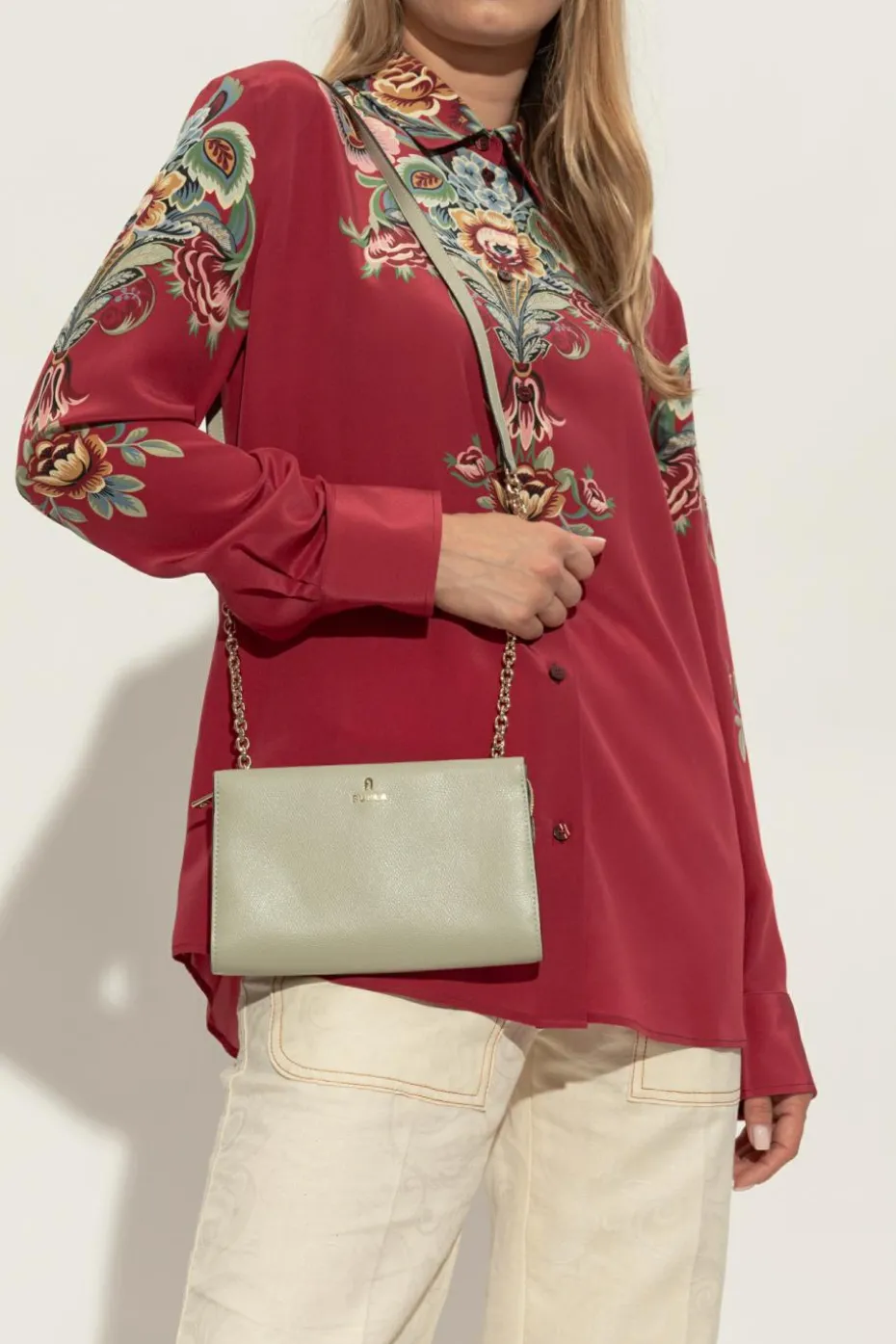 Furla GREEN Shoulder bag "Camelia Mini"