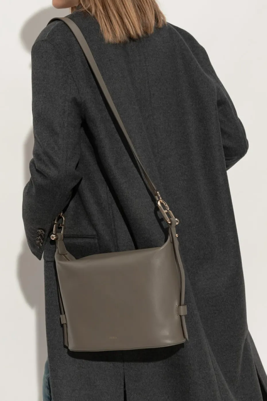 Furla GREEN Shoulder bag "Nuvola Medium"