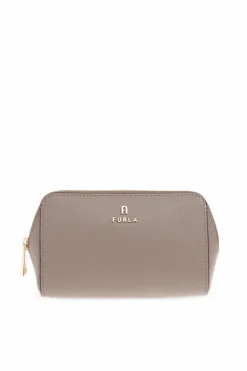 Furla GREY Set of two cosmetic bags "Camelia Medium"